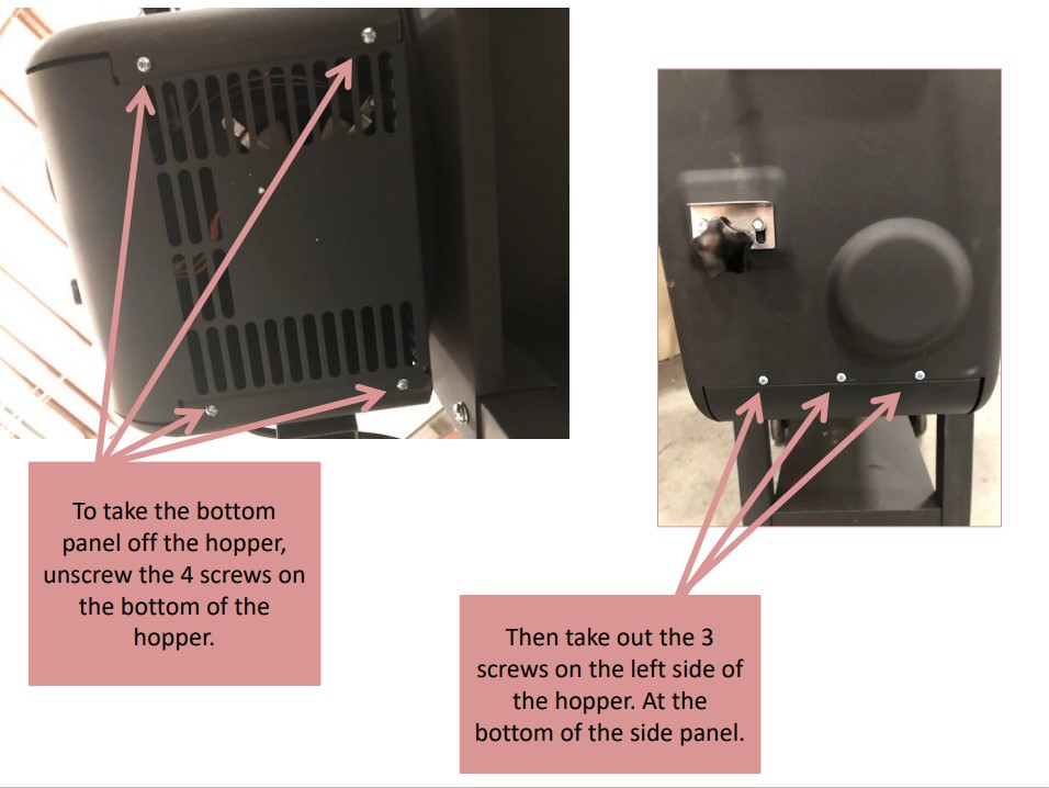 HOW TO CLEAR AUGER OF WET PELLETS IN A WIFI GRILL CAMP CHEF