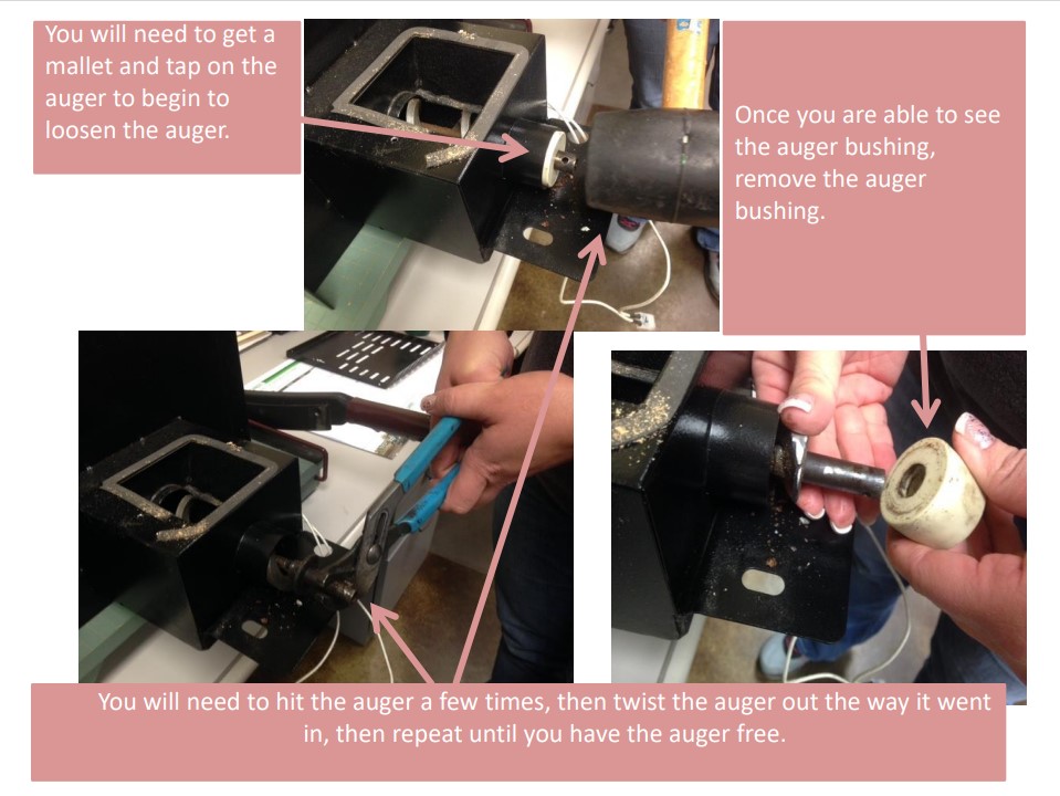HOW TO CLEAR AUGER OF WET PELLETS IN A WIFI GRILL CAMP CHEF