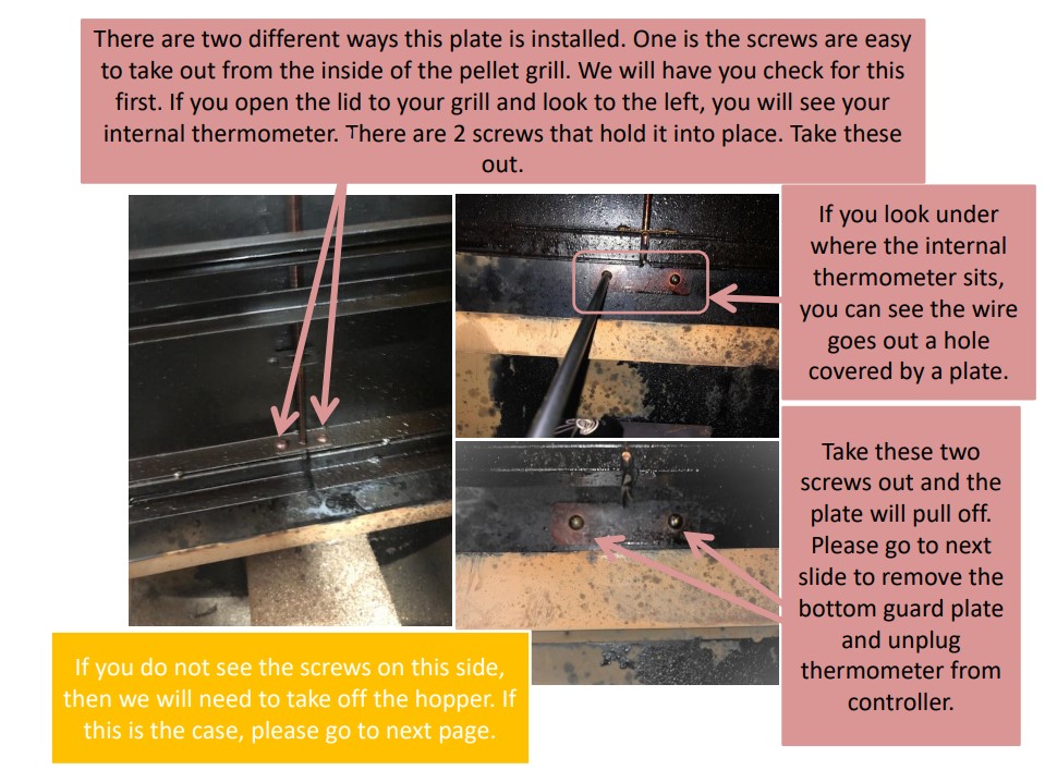HOW TO REPLACE THE INTERNAL THERMOMETER ON A WIFI GRILL CAMP CHEF