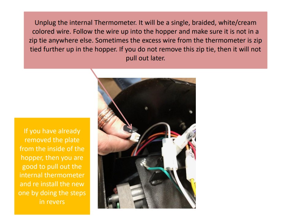 HOW TO REPLACE THE INTERNAL THERMOMETER ON A WIFI GRILL CAMP CHEF   17987911124749