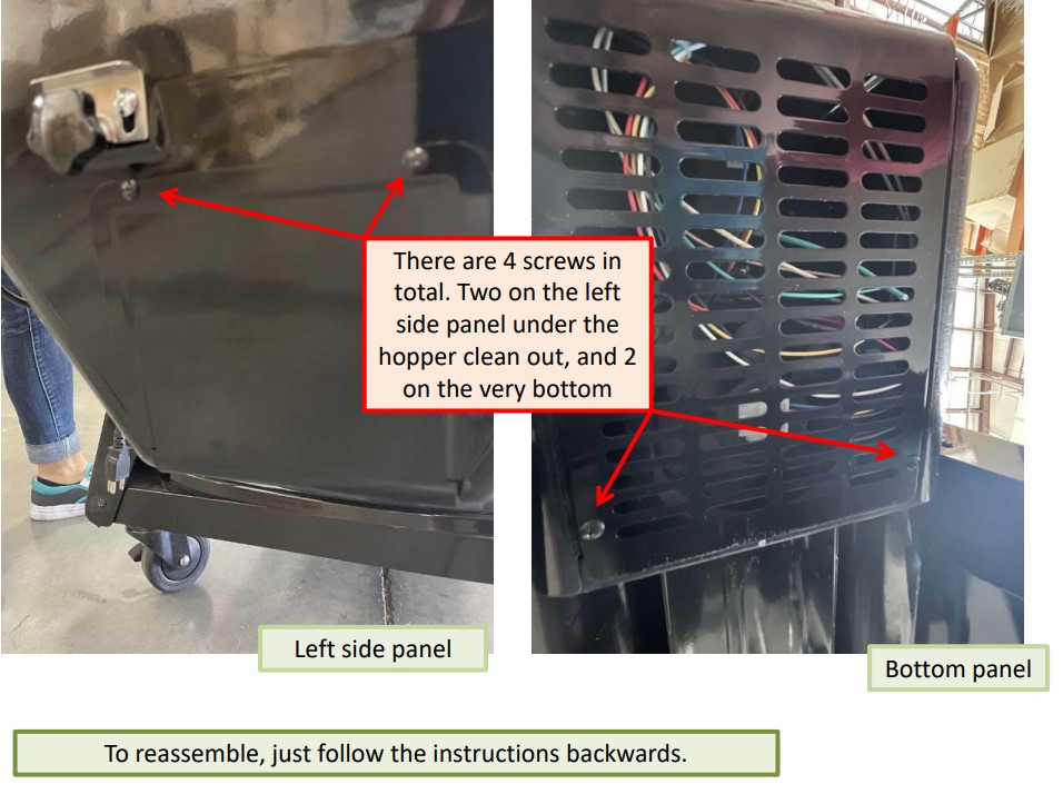 HOW TO CHANGE OUT THE AUGER MOTOR ON THE APEX CAMP CHEF