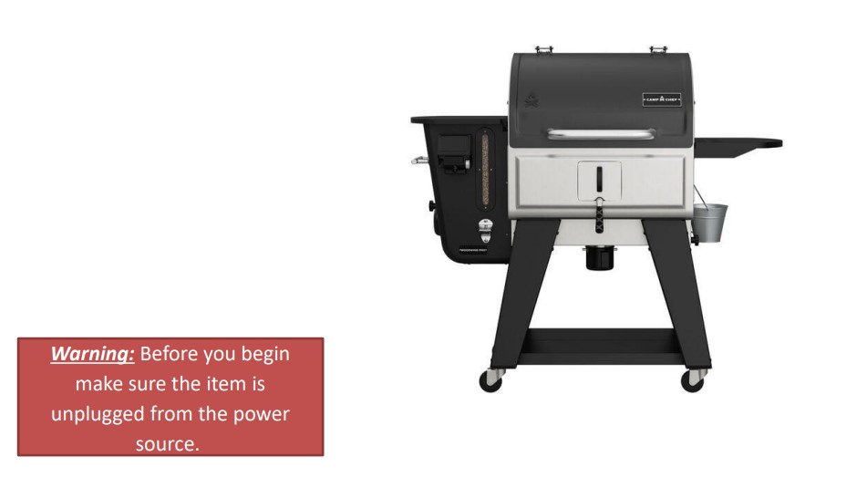 HOW TO REPLACE THE HOPPER IN THE WOODWIND PRO CAMP CHEF