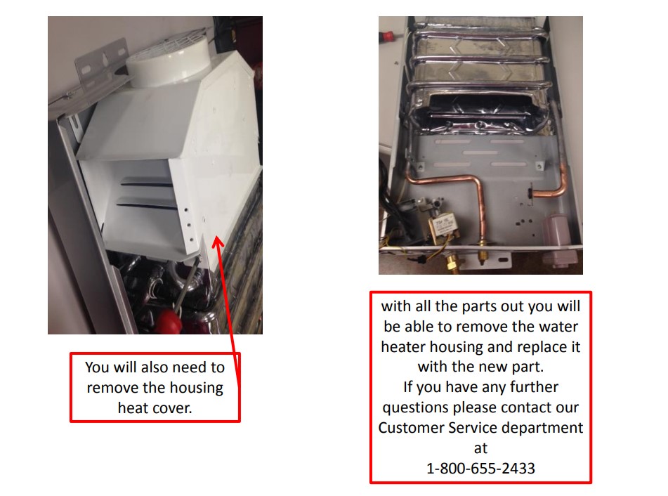 HOW TO CHANGE THE HOUSING ON A HOT WATER HEATER CAMP CHEF