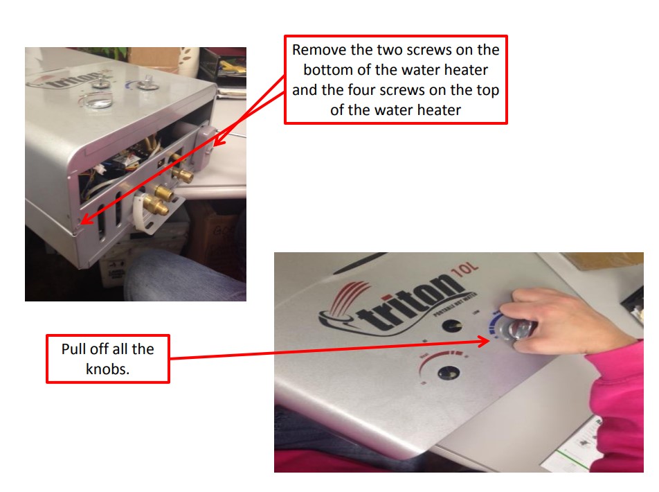 HOW TO CHANGE THE HOUSING ON A HOT WATER HEATER CAMP CHEF