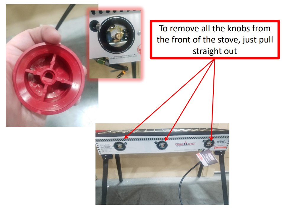 HOW TO REPLACE THE VALVES AND IGNITERS IN THE PROX SERIES STOVES CAMP