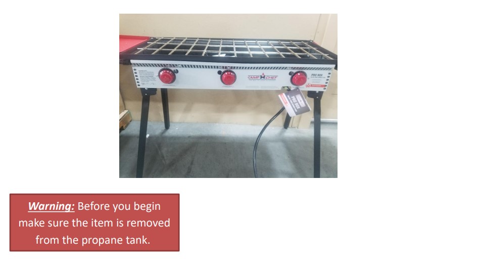 HOW TO REPLACE THE VALVES AND IGNITERS IN THE PROX SERIES STOVES CAMP