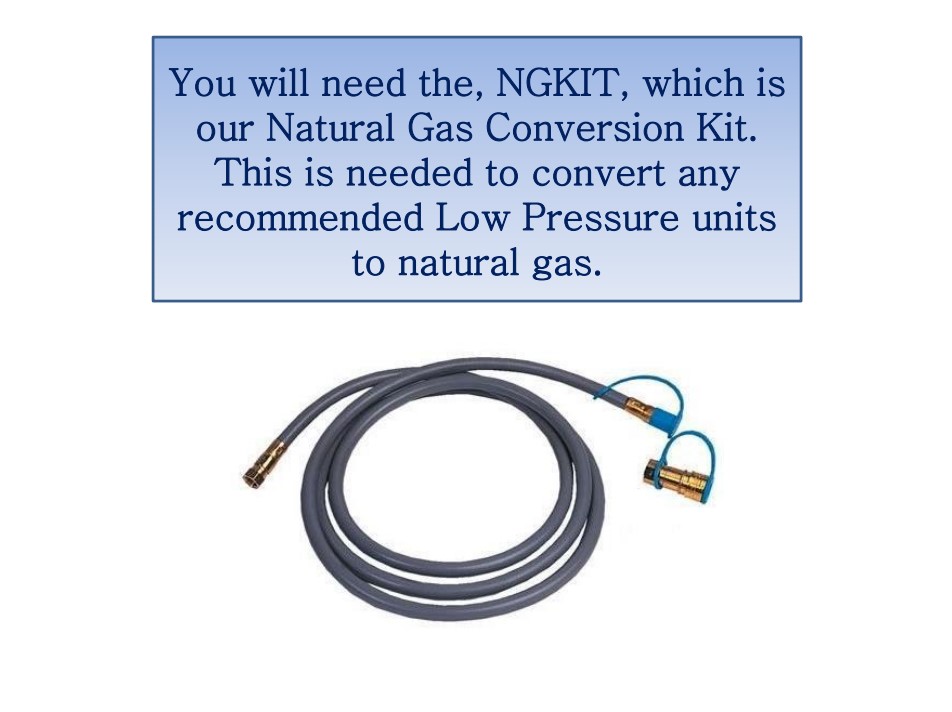 HOW TO CONVERT THE PROX STOVES TO NATURAL GAS CAMP CHEF