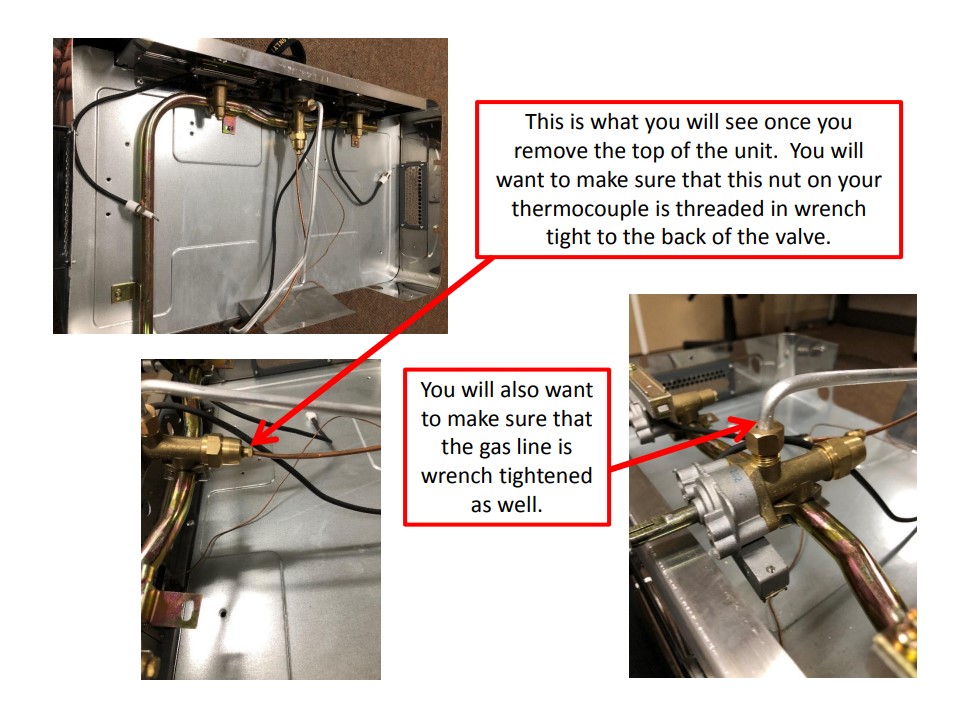 COVEN THERMOCOUPLE TROUBLESHOOTING – CAMP CHEF