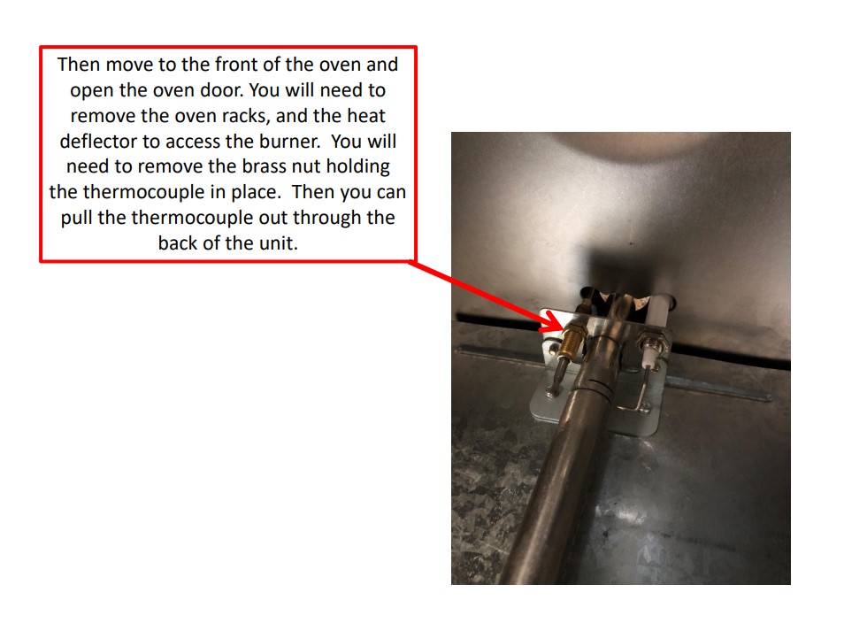 HOW TO CHANGE THE COVENT THERMOCOUPLE CAMP CHEF