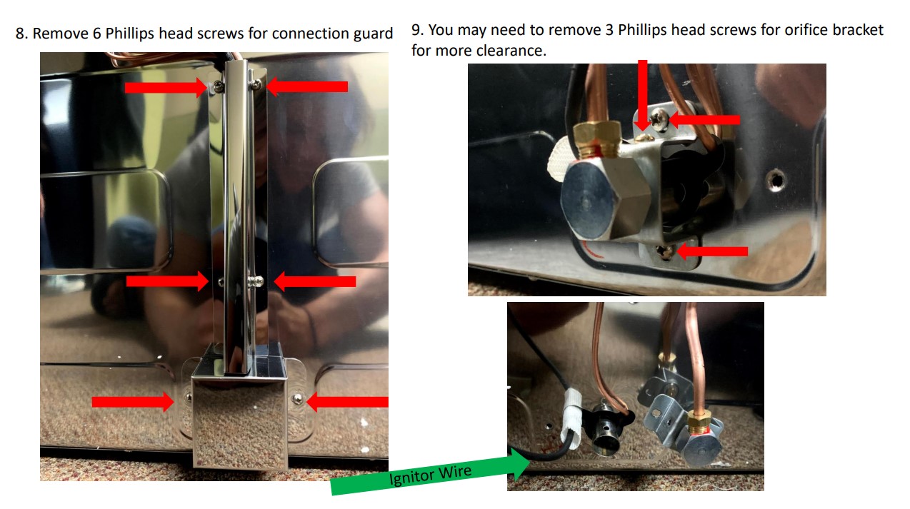 HOW TO REPLACE A COVENT IGNITOR CAMP CHEF